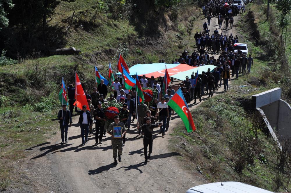 Şəhid Səddam Hüseynov torpağa tapşırıldı