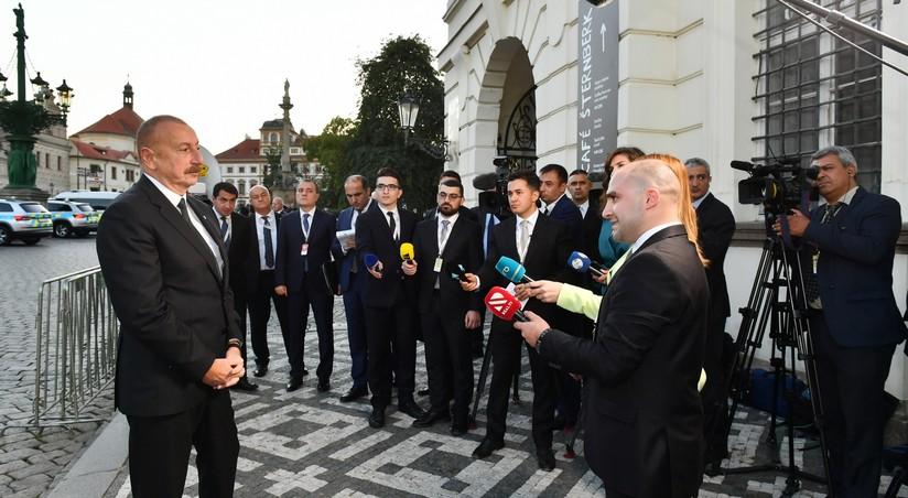 Prezident: “Azərbaycanın Avropa ailəsinə dəvət olunması deməyə əsas verir ki, əlaqələrimizin çox gözəl perspektivləri var”