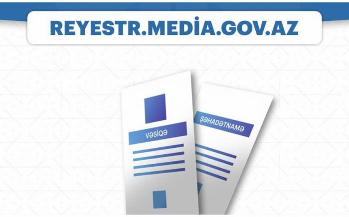 Media Reyestri fəaliyyətə başladı