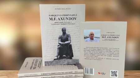 M.F.Axundov haqqında yeni kitab nəşr edilib