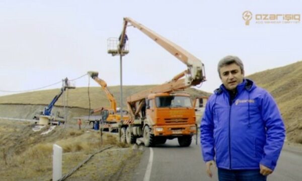 “Azərişıq” ASC Kəlbəcərdə yenidənqurma işlərini davam etdirir 