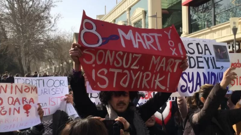 BŞİH feministlərin yürüşünə icazə vermədi