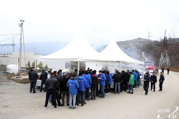 Şuşada ekoaksiya iştirakçıları üçün bayram aşı bişirilir