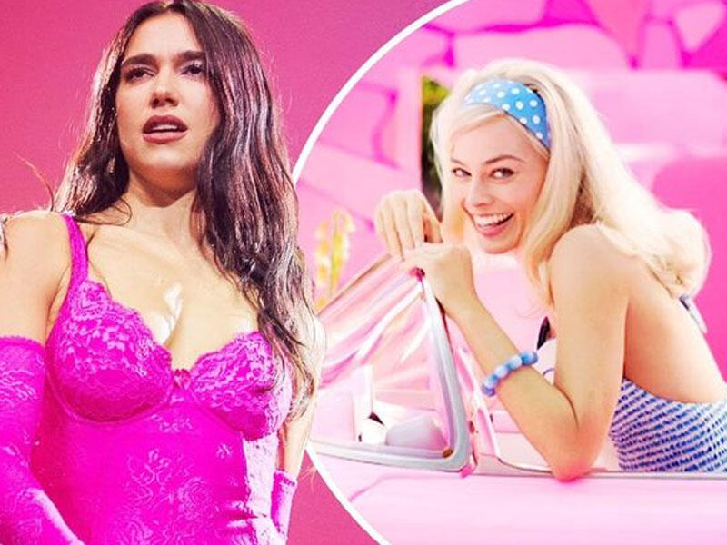 Dua Lipa “Barbi” filminə çəkilir – FOTO