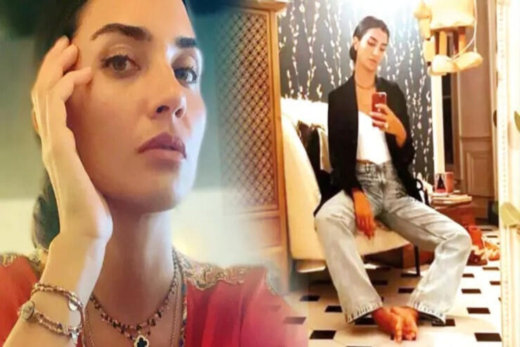 Tuba Büyüküstünün Parisdəki dəbdəbəli evi – FOTO