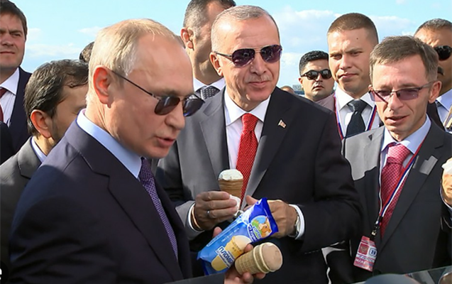 Ərdoğan və Putinin nahar menyusu – Foto