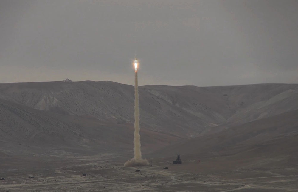 Azərbaycan hərbçiləri şərti ballistik raketi məhv etdi – Video