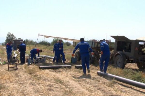 Babək rayonu Sirab kəndinin içməli su problemi həll olunur