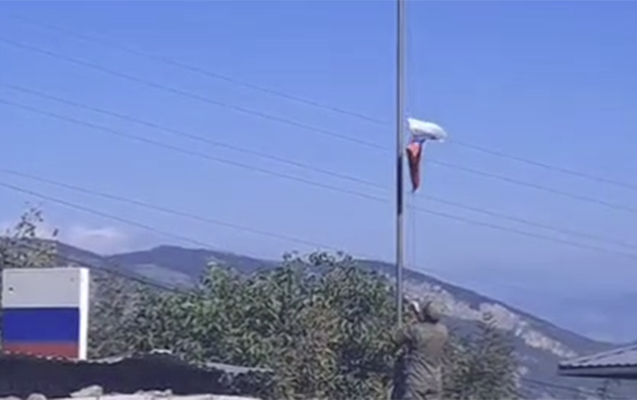 Sülhməramlıların o postu da ləğv olundu, bayraq götürüldü – Video