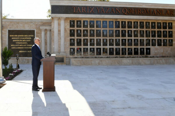 Naxçıvanda ilk şəhidlər abidə-memorial kompleksi Babəkdə istifadəyə verildi – FOTOLAR