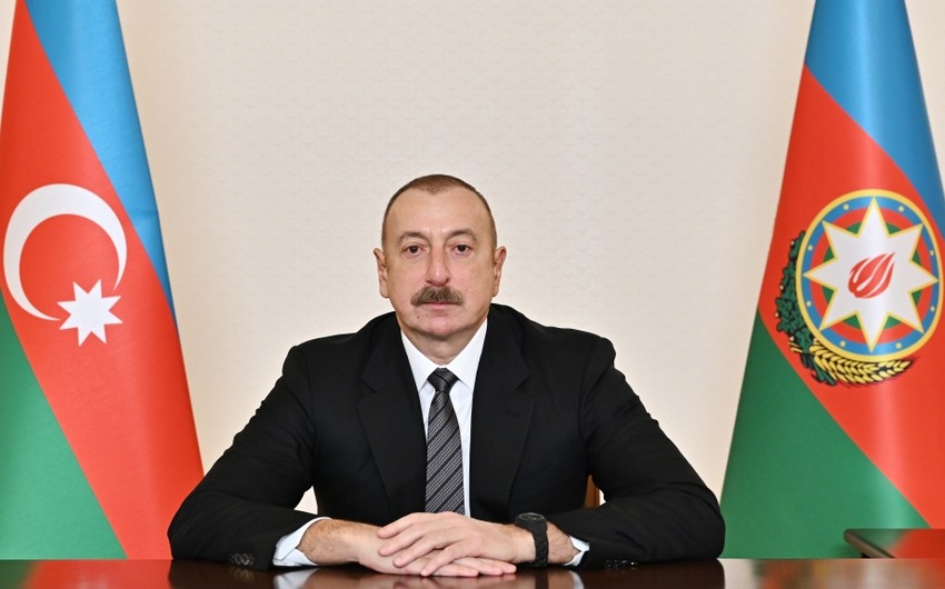 İlham Əliyev Lənkəran rayonuna gedib