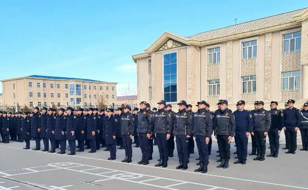 Naxçıvanda 32 gəncin polis sıralarına qəbul edilməsi ilə əlaqədar andiçmə mərasimi keçirilib