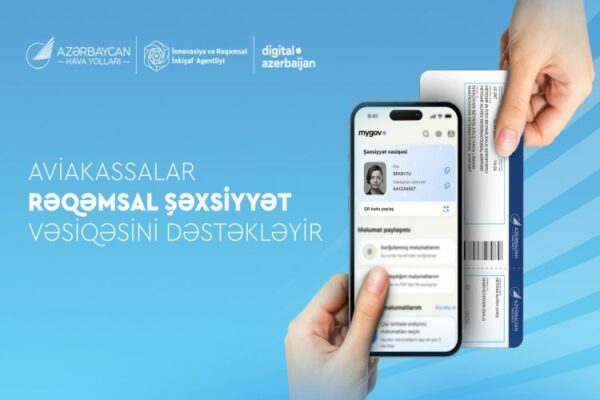 Naxçıvana aviabiletləri rəqəmsal şəxsiyyət vəsiqəsi ilə almaq mümkün olacaq