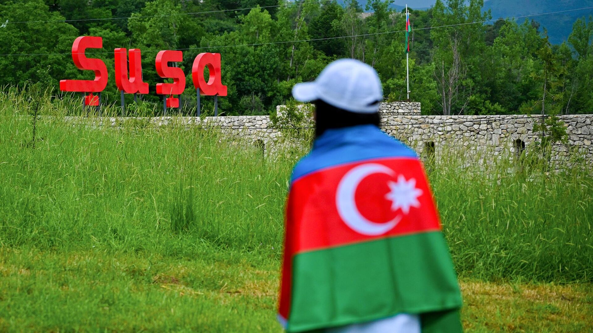 Şuşada Bayraq Meydanının açılışı oldu