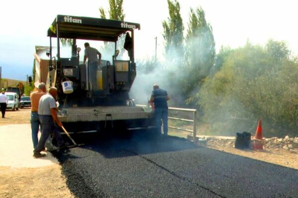 Ordubadın kəndlərində avtomobil yolları yenidən qurulur