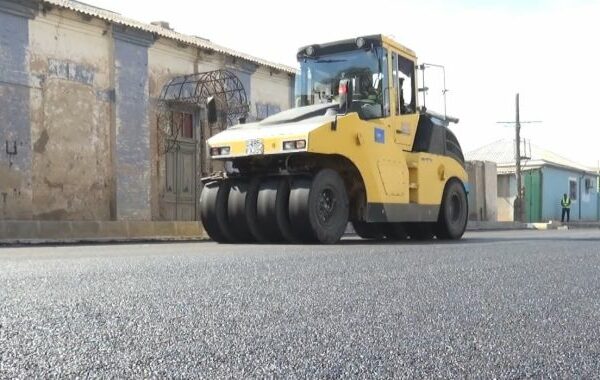 Culfa şəhərində 6,5 kilometrlik yeni asfalt yol salınır