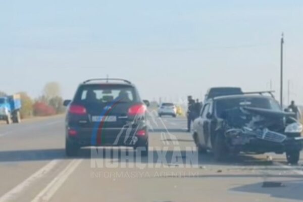 Naxçıvan-Sədərək avtomagistralında yol-nəqliyyat hadisəsi baş verib