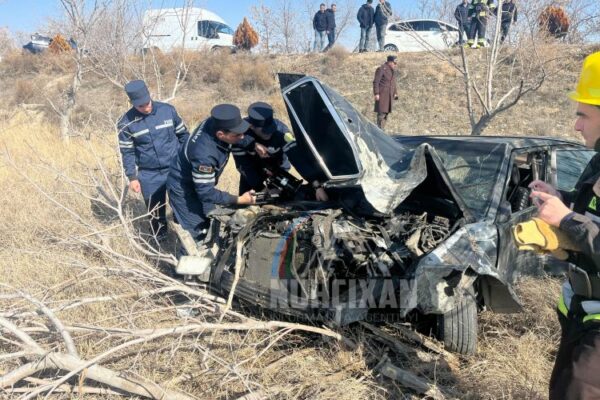 Naxçıvanda ağır yol qəzası olub, beş nəfər xəsarət alıb