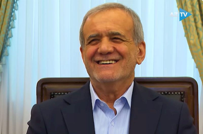 Pezeşkian Şəhriyarın “Heydərbabaya salam”ını dedi – Video
