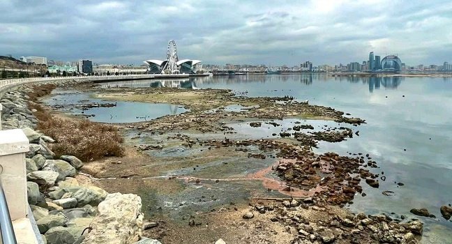 Növbəti 10 15 ildə Xəzərin səviyyəsi azalacaq
