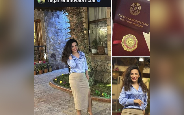 Müğənniyə medal verilməsi gündəm yaratdı – “Necə aldığını açıqlamır”