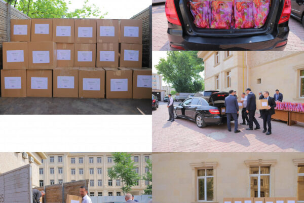 Naxçıvan Şəhər İcra Hakimiyyətində Qurban bayramı ilə əlaqədar olaraq bayram sovqatı paylanıb – FOTO