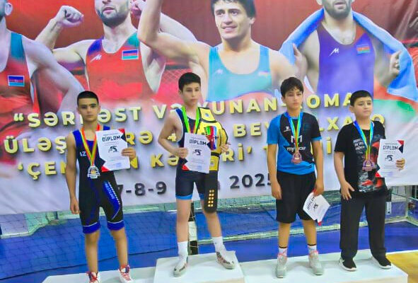 Naxçıvanlı güləşçi beynəlxalq turnirin medalçıları arasında