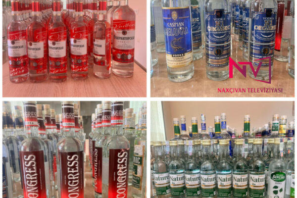 Naxçıvanda saxta alkoqollu içkilər aşkarlanıb – FOTO