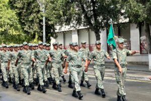 Xankəndidə hərbçilərin yürüşü təşkil olundu – Fotolar