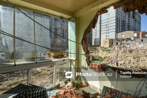 “Melissa Group”un vətəndaşın başına uçurduğu ev sökülür