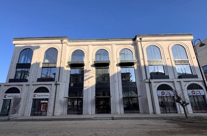 Komitənin tikintisinə 6 gündür icazə verdiyi Şuşadakı bank binası hazırdır