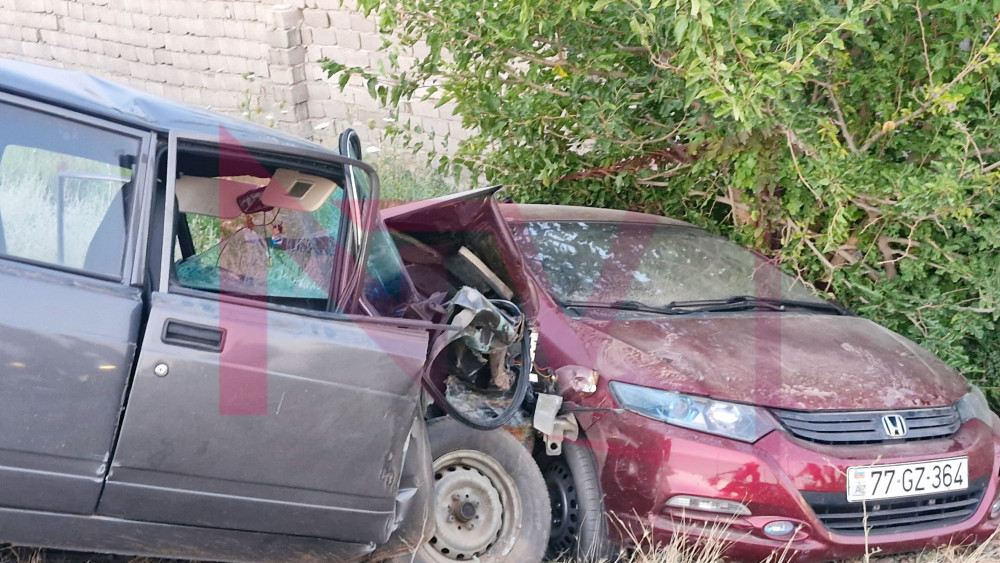 Naxçıvanda yol-nəqliyyat hadisəsi baş verib – FOTO