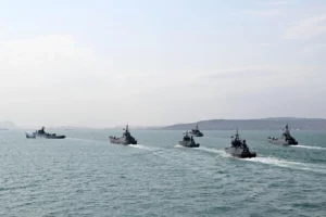 Azərbaycan Xəzərdə təlim keçirib