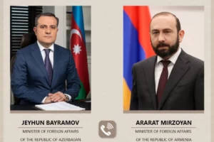 Azərbaycan və Ermənistan nazirləri Birgə Bəyannamənin icrasından danışıblar